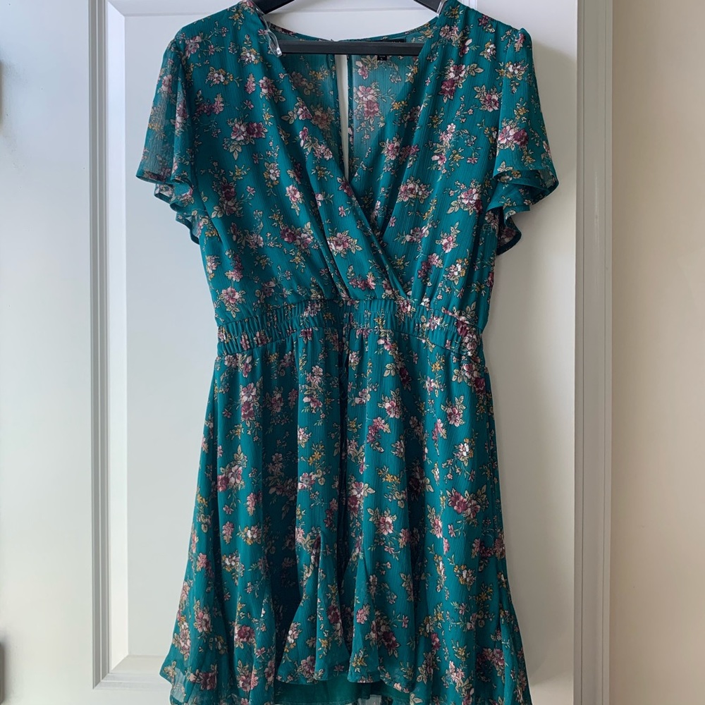 Cute Summer Floral Mini Dress Design